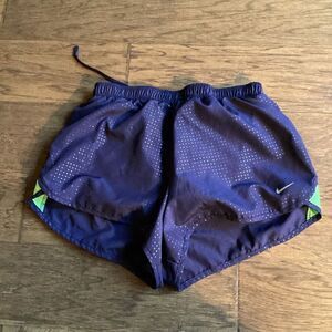 Ladies‎ Nike Running Workout Shorts small Blue